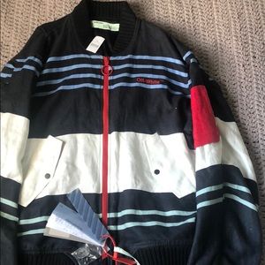 NWT Off-White Barney’s Collection Bomber